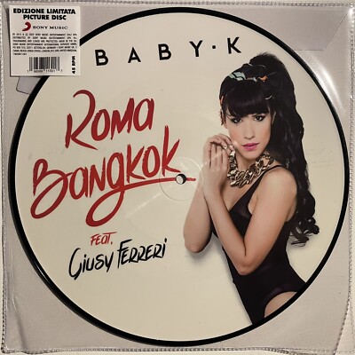 BABY K roma Bangkok vinile 10 Mix PICTURE  sigillato 