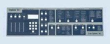 WORLD'S FIRST E-mu Emulator II Replacement Main Control Panel Overlay MINT NEW