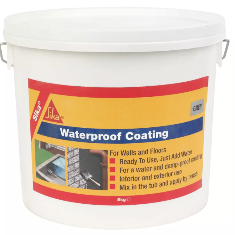 SIKA WATERPROOF COATING GREY 5KG eBay
