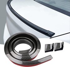 For 2000-2025 Subaru Outback Wrx Rubber Rear Trunk Spoiler Wing Carbon Fiber