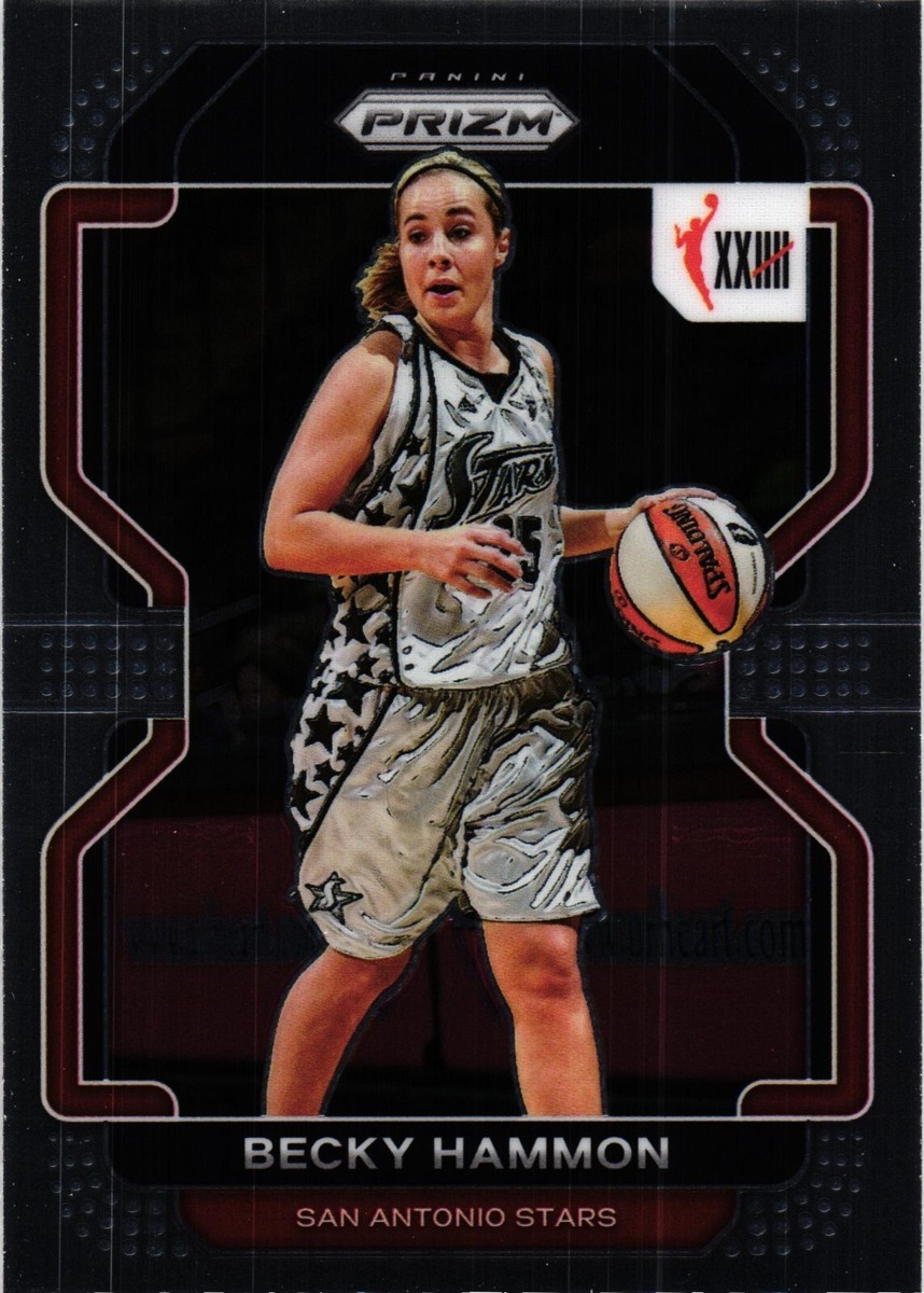 2022 Panini Prizm WNBA #165 Becky Hammon W25 San Antonio Stars Las