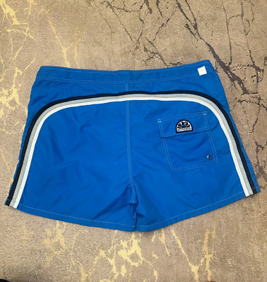 Blue Rainbow Sundek 38 Surf Beach Board Shorts Swim Trunks Bath Suit Size 38 XL