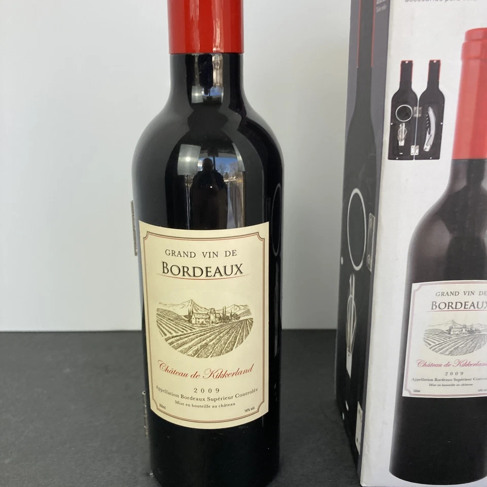 Kit de vino juego embotellado 3 piezas accesorios de vino abridor de vino sacacorchos tapón para verter Foto 2 de 4