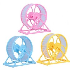 Wheel Running Exercise Scroll Quiet Hamster Mouse Rat Gerbil Pet Jogging Toys