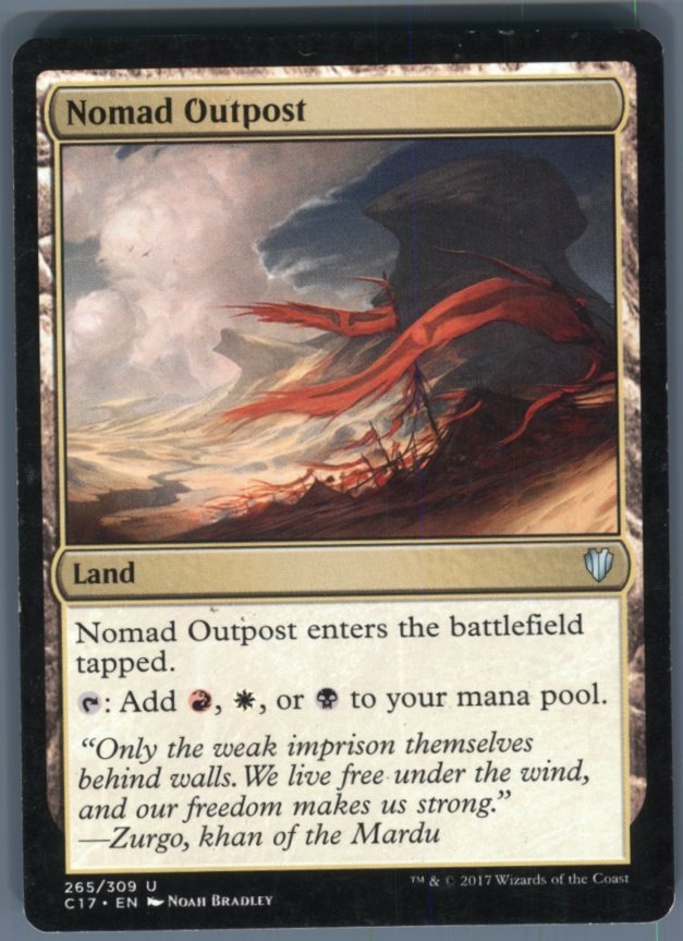 Commander 2017 Nomad Outpost #265