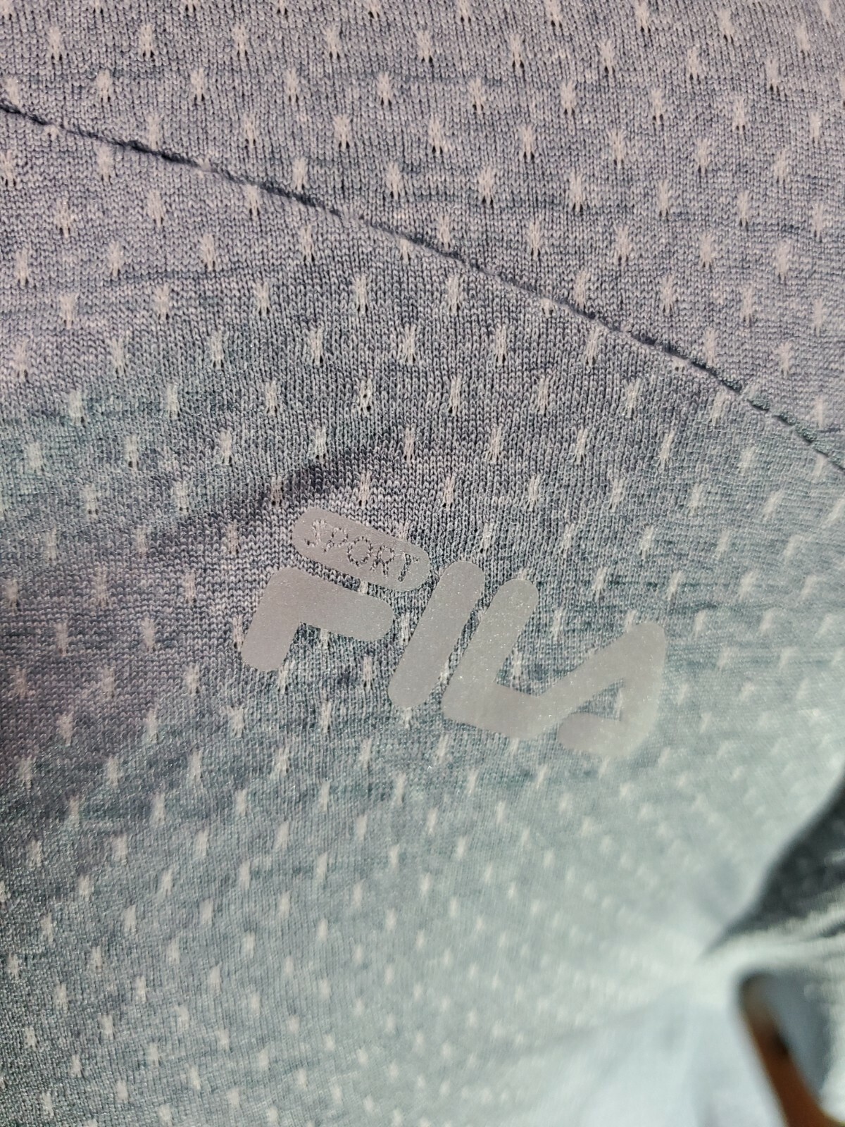 Fila Sport Live In Motion Maglietta Atletica Uomo XXL Grigio Fantasia Poliestere...