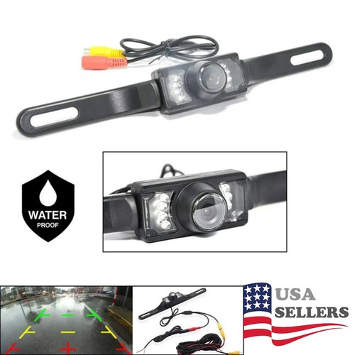 Rear View Camera Backup License Plate Night Vision for ALPINE Car Radio - Picture 1 of 6