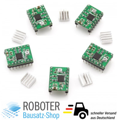 5x A4988 Stepper Motor Driver Schrittmotor Treiber 3D Drucker RAMPS CNC