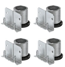 Plinth Adjuster with Bracket Press Fit Screw Fixing Load up 150kg pack of 4 pcs