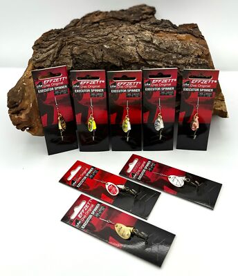 DAM Effzett Executor Spinner 3g Silber Gold Kupfer Reflex Blacky Red ABVERKAUF