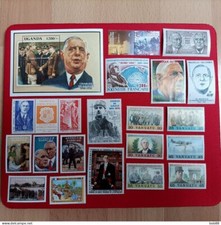 LOT TIMBRES NEUFS GÉNÉRAL DE GAULLE