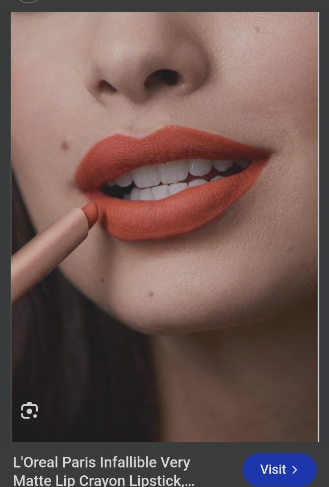 L'Oreal Paris Matte Lip Crayon Lipstick | Shade 106 Mon Cinnamon | RRP £9.99