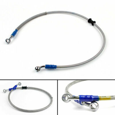 65cm/26'' M10 CONDUIT DE FREIN Banjo Fitting Edelstahl Ende AH