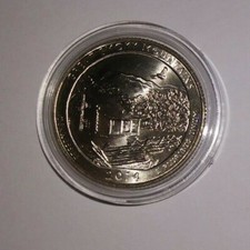  2014 - P Mint - UNC - Tennessee - Great Smoky Mountains Quarter + Capsule!