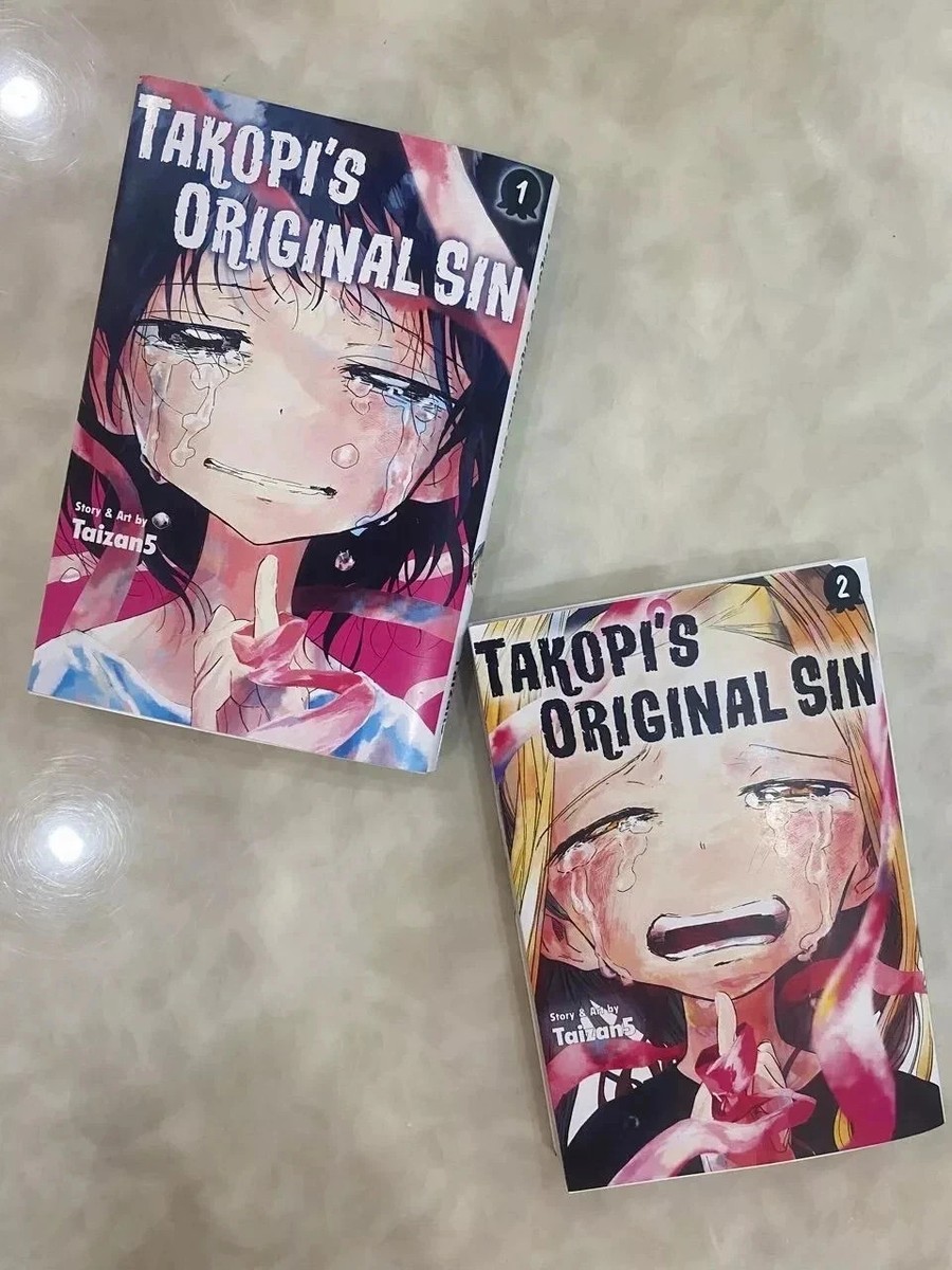 Manga Takopi's Original Sin Vol. 1-2 Set English Version Comic