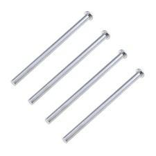 MEETOOT 4PCS 4 Inch Stainless Steel Straight Hinge Pin for Door Hinges 