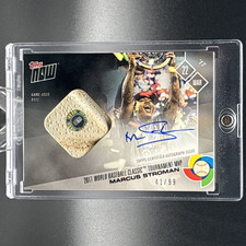 2017 Topps Now #W-57A Marcus Stroman World Classic MVP (Auto Base Relic) /99