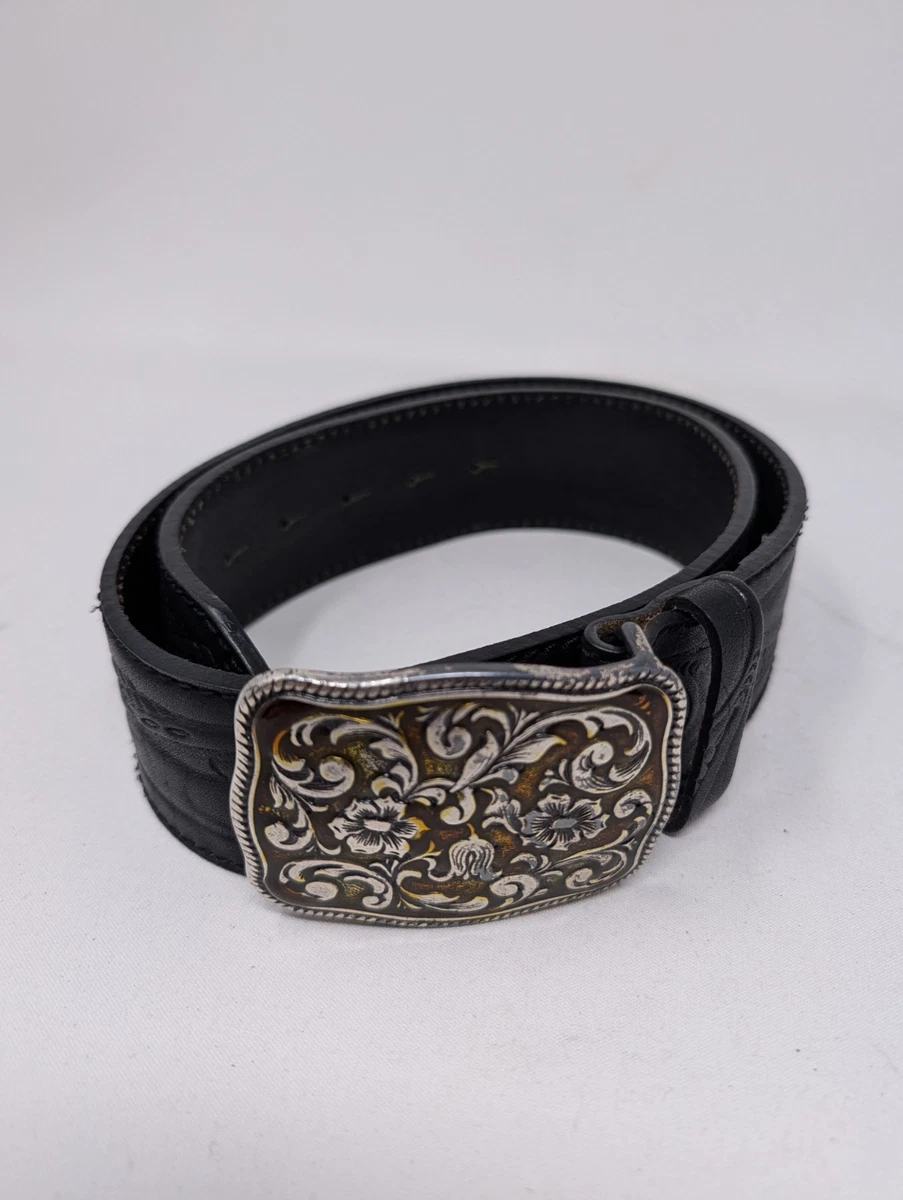 Guido Angeloni Belt & Abel Buckle Made In Italy Size 34  display picture 1