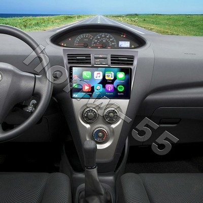 9'' Car Radio for Toyota Yaris Vios 2007-2012 Wireless Carplay Android Auto GPS