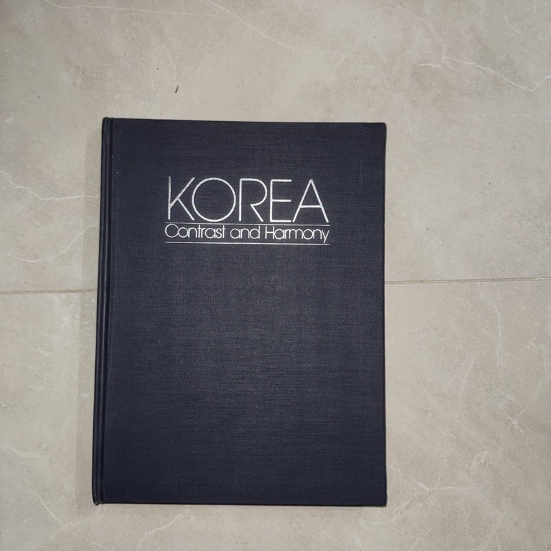 1980 Color Picture hardcover book on Korea Contrast and Harmony