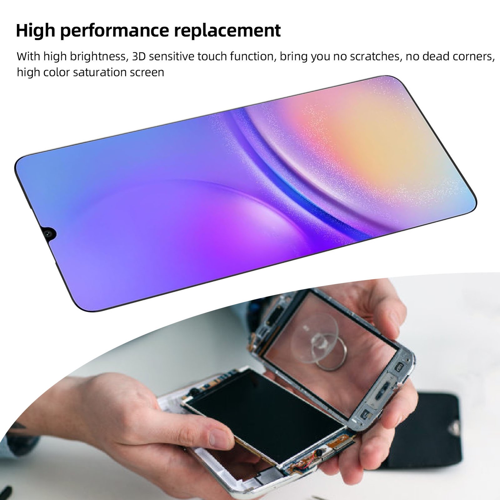 New Screen Replacement For A05 LCD Display 6.7in HD Touch Screen Digitize.