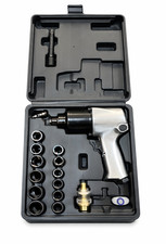 Heavy Duty 650 Ft-lbs. 5-speed Pneumatic Impact Wrench Kit With Socket Set