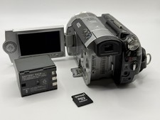Canon HG10 HD HDD Camcorder 10x Zoom Tested Works Needs Battery