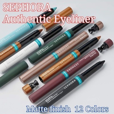 SEPHORA Authentic Waterproof Eyeshadow & Eyeliner Matte finish .33 oz 12 Colors