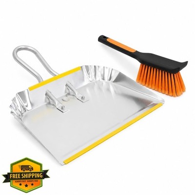 PHYEX Metal Dust Pan with Brush 1 Count
