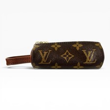 Louis Vuitton Vintage Monogram Golf Ball Holder Case Pouch Bag Men Women