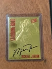 Fleer Ultra 96-97 Starring Role Michael Jordan Chicago Bulls 23KT Gold Card