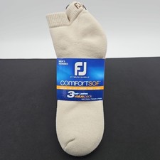 FootJoy Men's ComfortSof Socks 3 Pair Super Value Pack 15247D Shoe Size 7-12