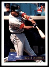 Eddie Murray 1996 Topps #125 Indians MLB READ FREE SHIPPING AutographDen