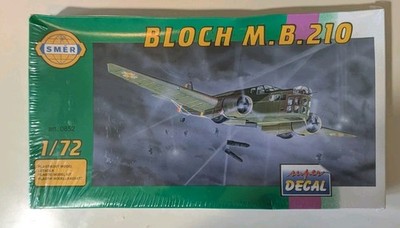 Bloch MB 210 bomber in France, Rumania (1/72 model kit, Smer 0852)