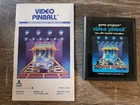 Atari 2600 Game Program 1981 Video Pinball with Manual CX2648 - Good Condition