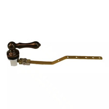Universal Toilet Tank Trip Lever for Front or Side Mount with 8 In. Adj. Brass A