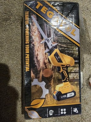 20V cordless reciprocating saw by TEGATOL New Open Box