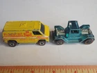 Vintage  1970 Hot Wheels Redline - T - 42 TEAL BLUE & PARAMEDIC VAN 1974