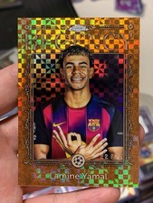 2026 Topps Chrome LAMINE YAMAL Gold Refractor/25 FC BARCELONA