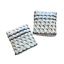 Natural Woven Coin Purse Lot Of 2 Boho Ethnic Handmade Philippines 3x2.5 NWOT