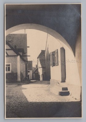 Wolframs-Eschenbach - Gasse Gebäude - Altes Foto 1920er 1930er