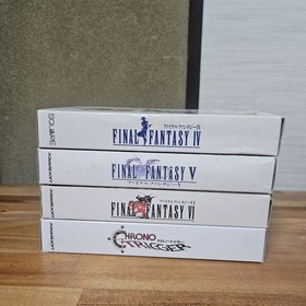Sf4 Nintendo Super Famicom Chrono Trigger Final Fantasy IV V VI set Japan SFC