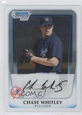 2011 Bowman Chrome Prospects Chase Whitley #BCP155 0c5