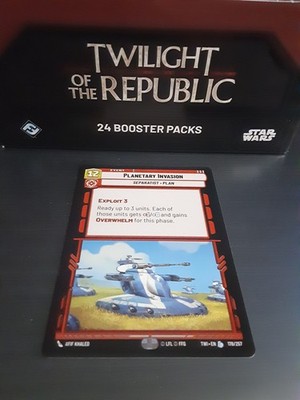 Star Wars Unlimited Twilight Republic PLANETARY INVASION Event LEGENDARY 178/257
