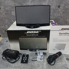 Bose Sounddock Ipod Speaker Dock Portable Audio System With Accessories Charger