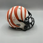 Cincinnati Bengals Joe Burrow Signed Autographed White & Orange Mini Helmet