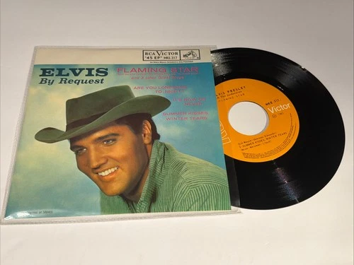 ELVIS PRESLEY - FLAMING STAR - 1961 MEXICAN 7" EP PS nm