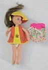 J-177 VINTAGE 1960'S MATTEL BARBIE BRUNETTE TUTTI DOLL WITH TAGGED CLOTHING