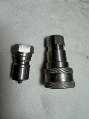 Parker Sh3-63 & 62Hydraulic Quick Connect Hose Coupling, 303 Stainless  (D7)