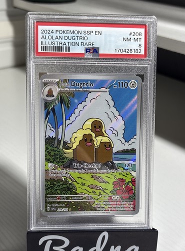 Alolan Dugtrio graded PSA 8 for sale on eBay